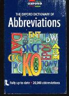 The Oxford dictionary of abbreviations